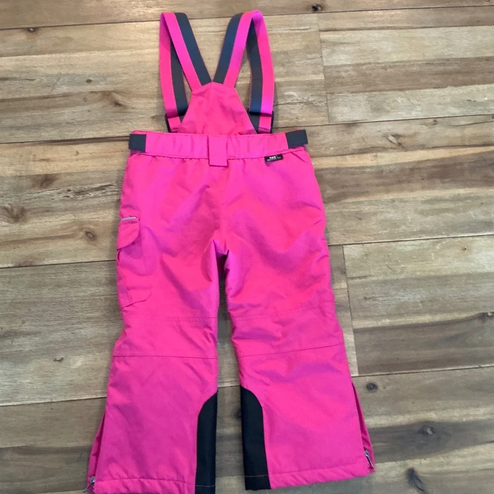 Crane Snow Extreme Kids Pink Ski Bib Overalls Size 2 Waterproof‎